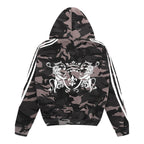 Zip Hoodie Striped - Camo