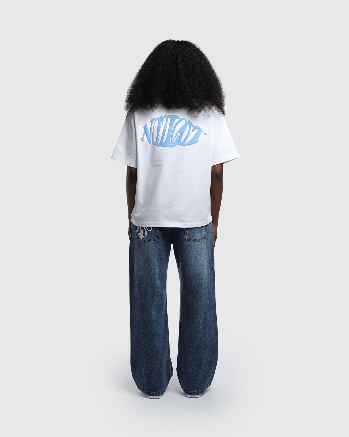 T-shirt bleu chromatique
