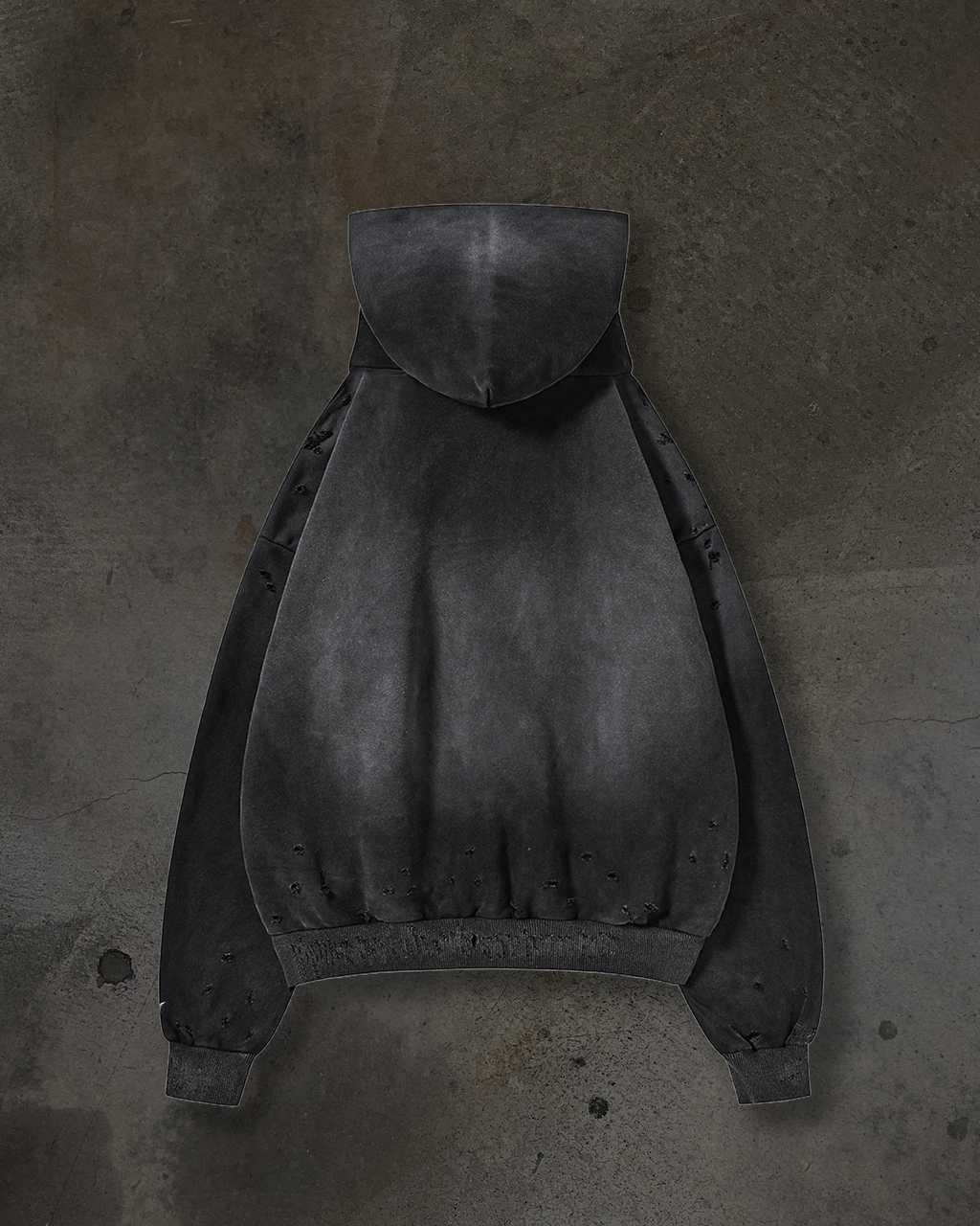 RUIN MASKED HOODIE (KOHLE)