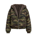 Veste sherpa camouflage