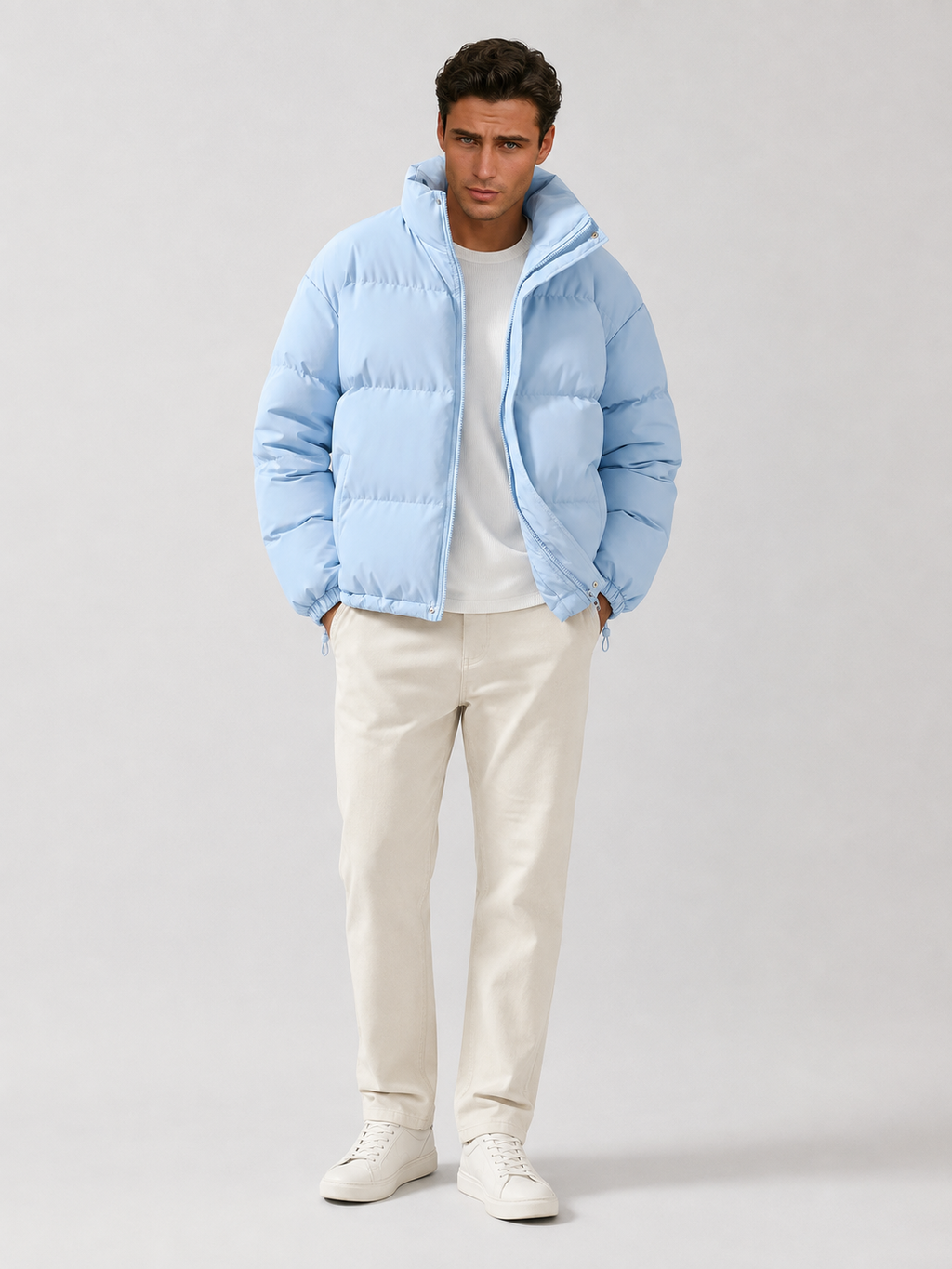 Damen-Steppjacke mit Stehkragen