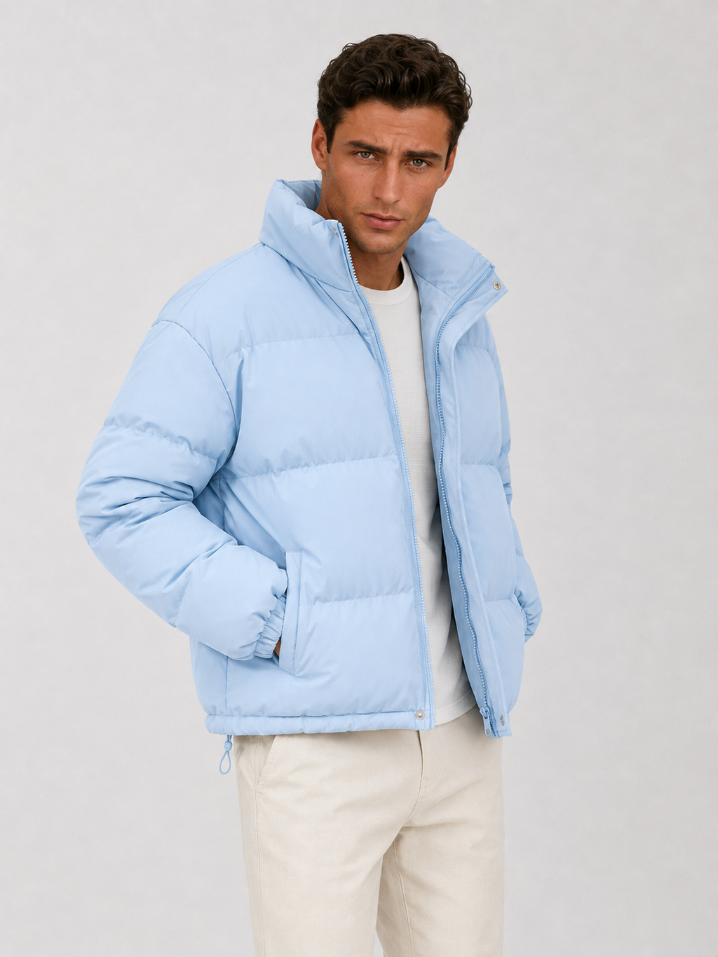 Damen-Steppjacke mit Stehkragen
