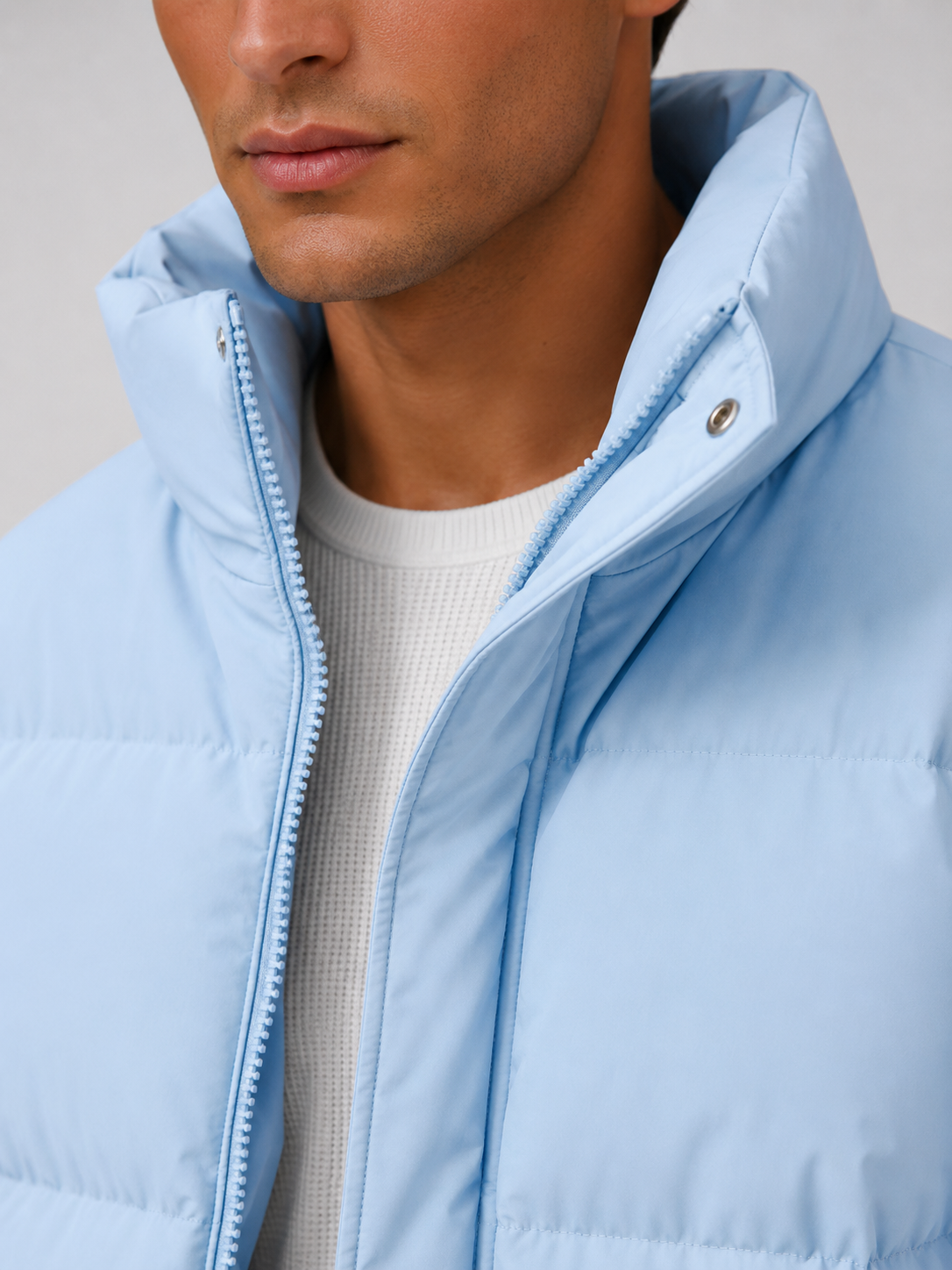 Women's Stand Collar Puffer Jacket