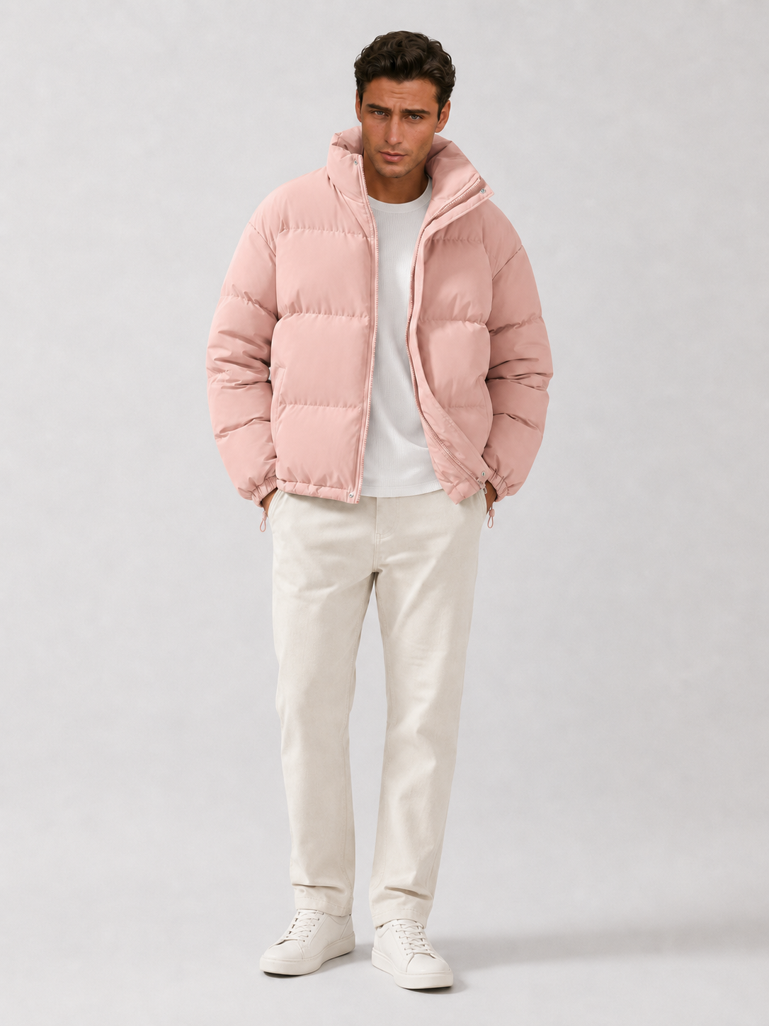 Women's Stand Collar Puffer Jacket