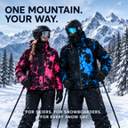 Water-Reactive Color-Shift Snow Jacket