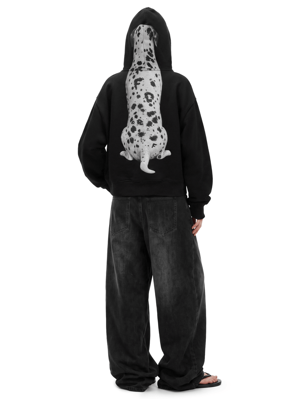 Cloud Dalmatian Big Hood Zip-Up
