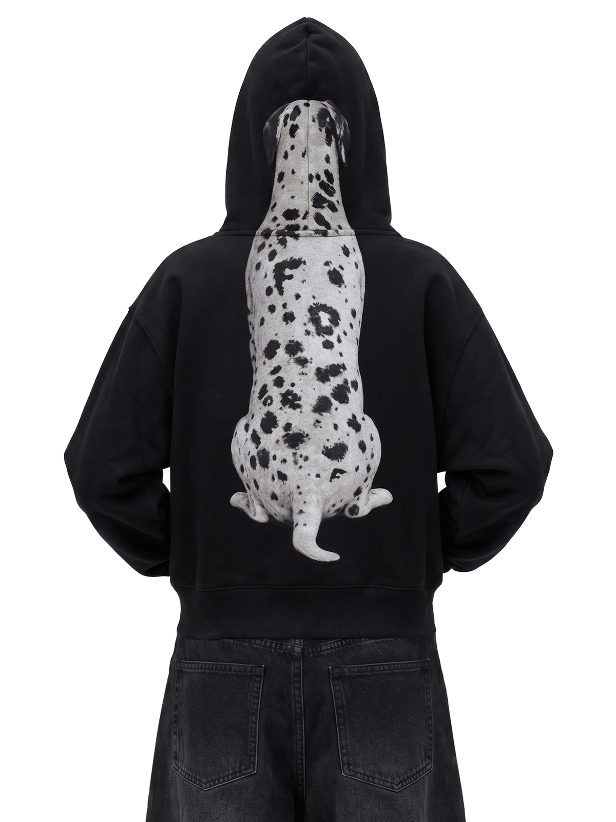 Cloud Dalmatian Big Hood Zip-Up