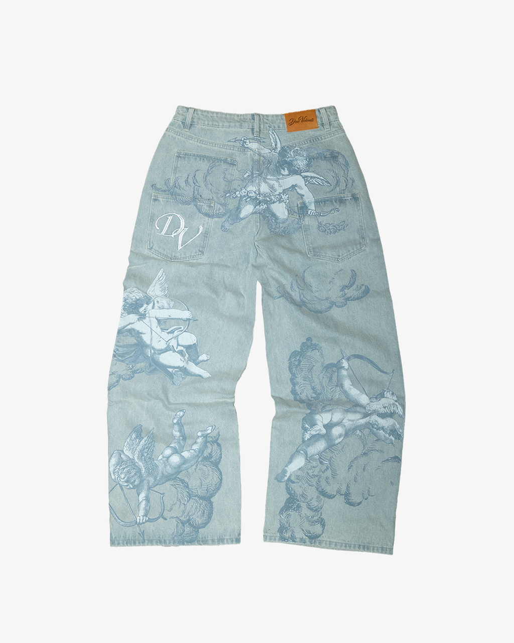 COLOSSAL ANGEL JEANS GEWASCHTES BLAU