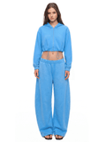 Cinched Cropped Hoodie