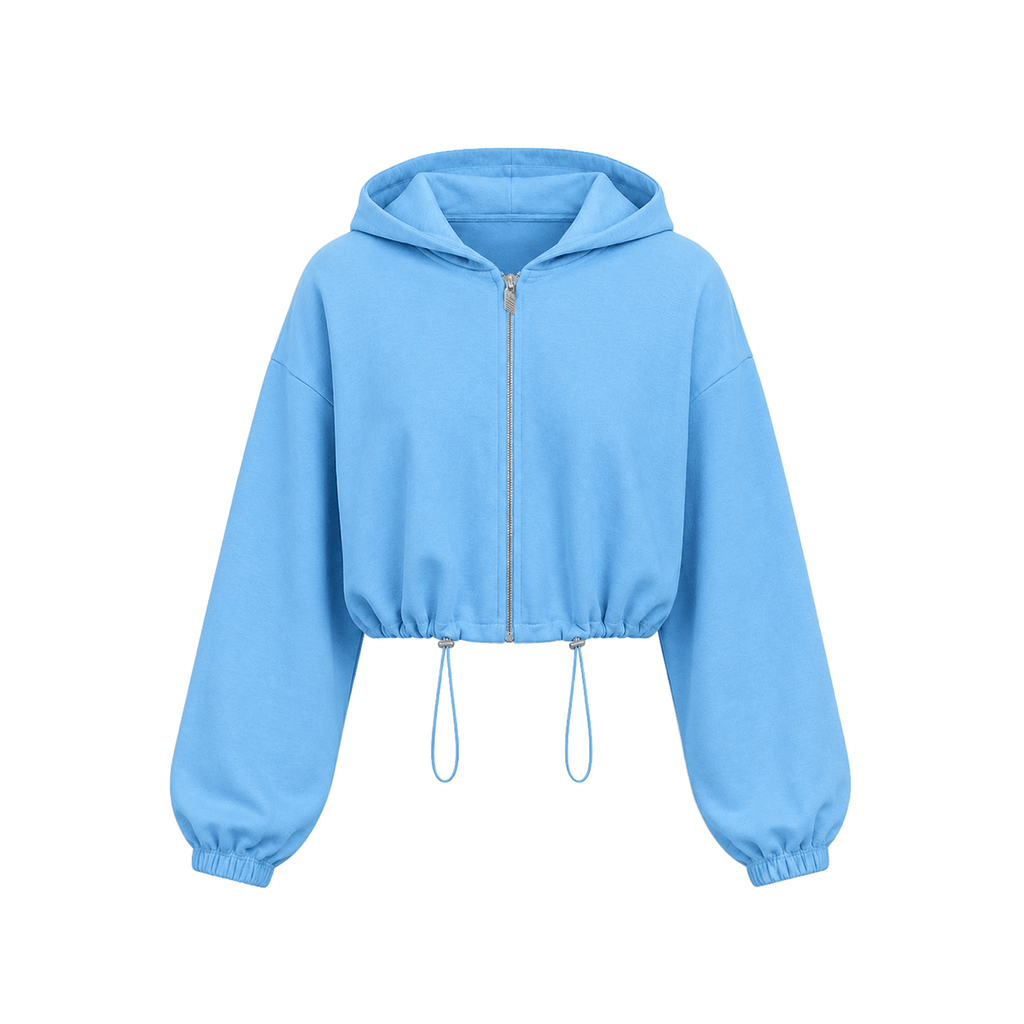 Cinched Cropped Hoodie
