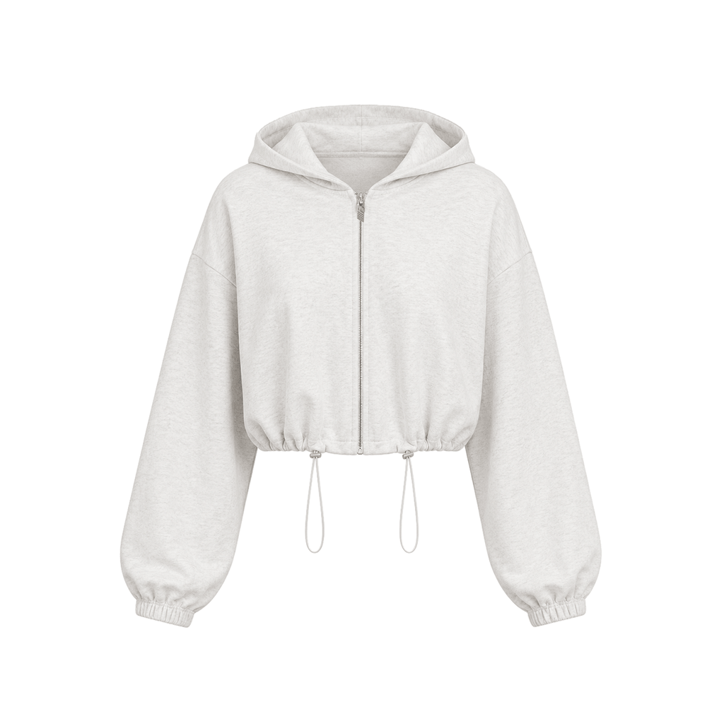 Cinched Cropped Hoodie