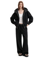 Bluza Cyber Static na suwak z kapturem