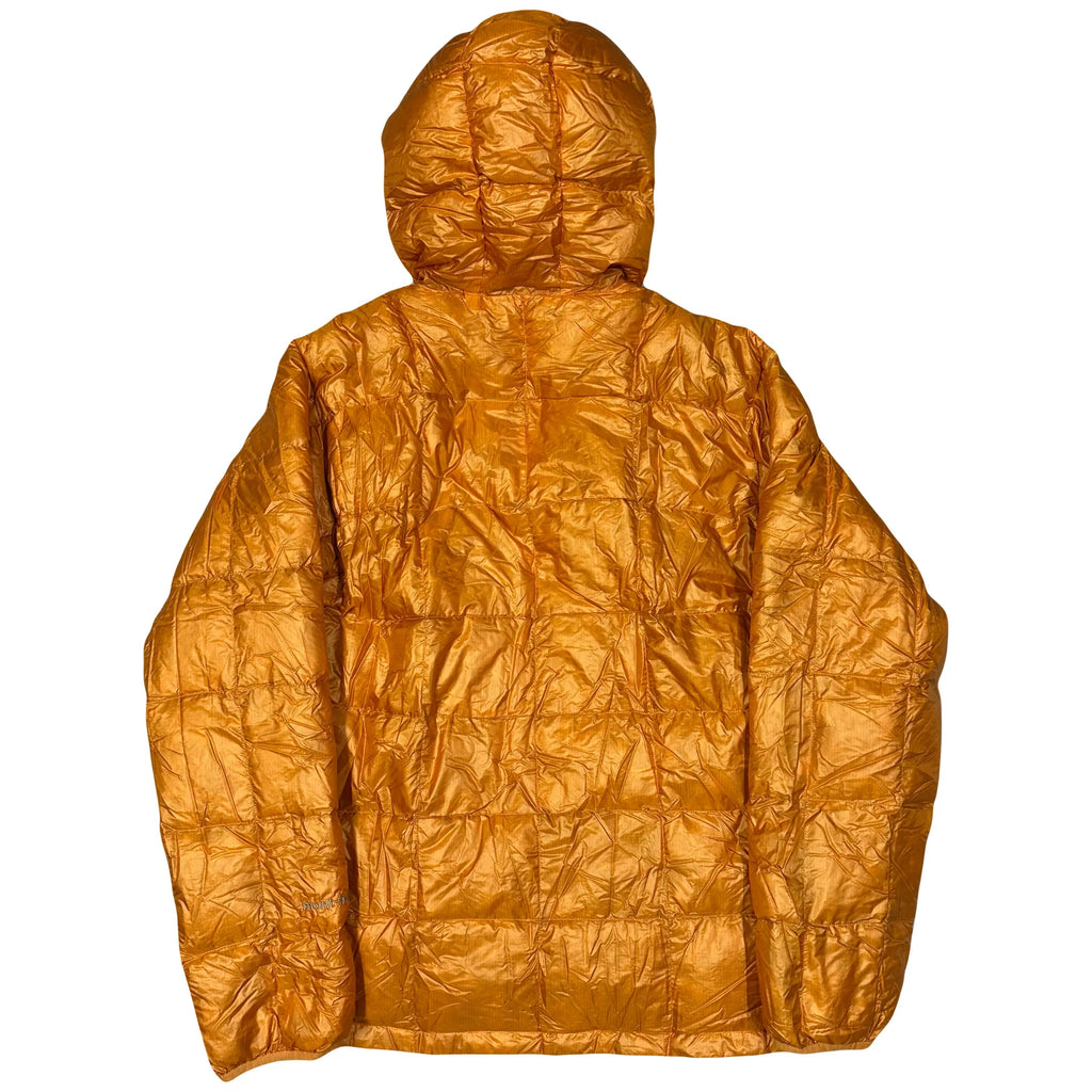 Final Sizes: Square Stitch Puffer Jacket In Orange