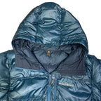 Ultime taglie: giacca parka imbottita alpina in piuma blu