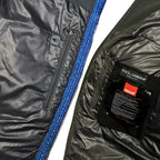 Final Sizes: Square Stitch Puffer Jacket In Blue