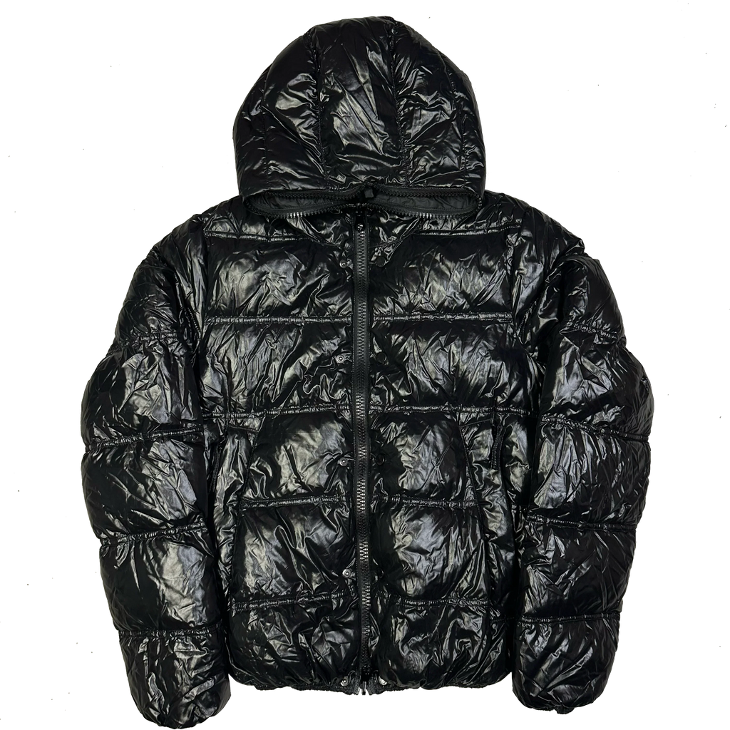 Final Sizes: Reversible Puffer Jacket In Black