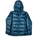 Ultime taglie: giacca parka imbottita alpina in piuma blu