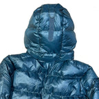 Ultime taglie: giacca parka imbottita alpina in piuma blu