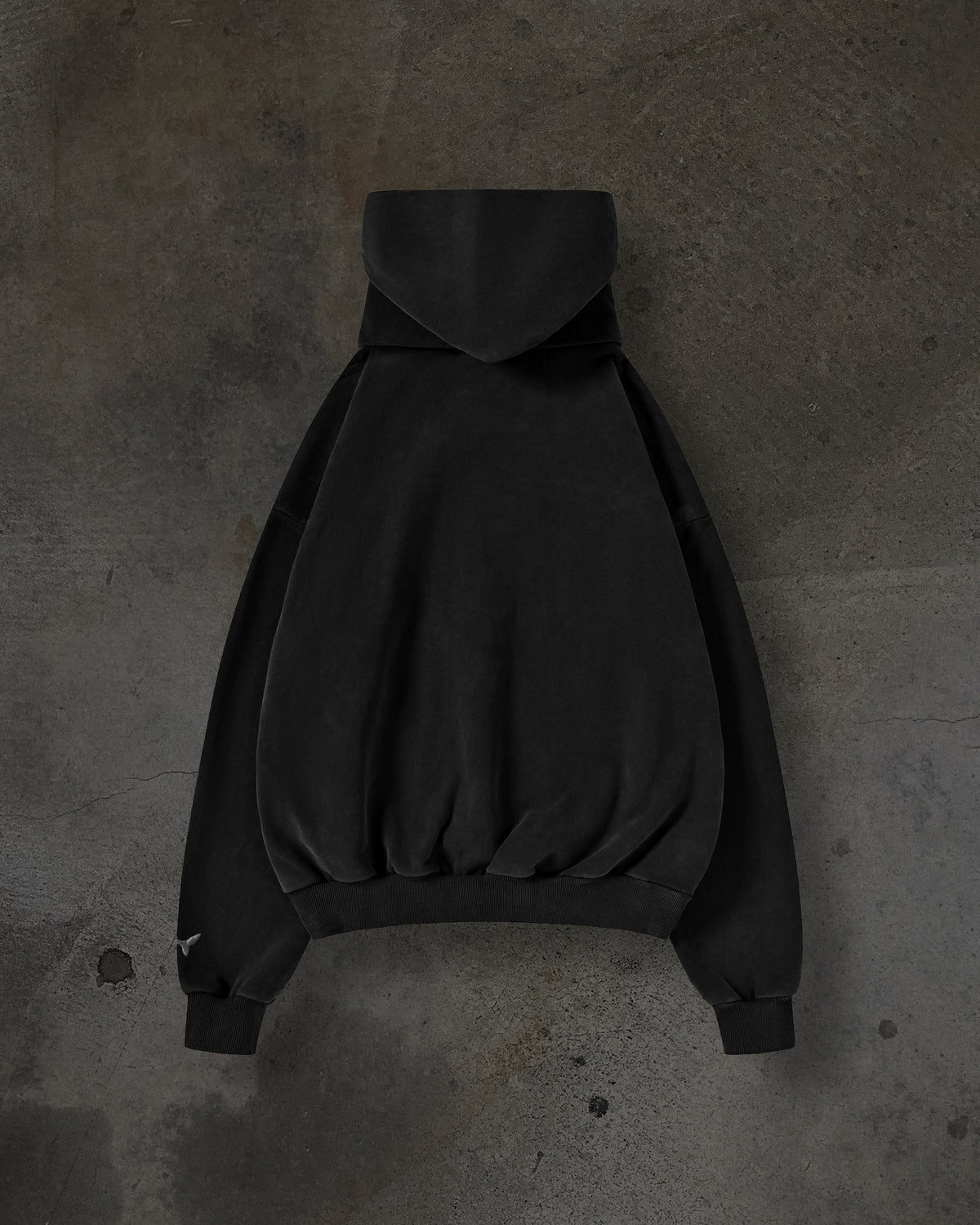 SUDADERA CON CAPUCHA Y MÁSCARA (NEGRO)