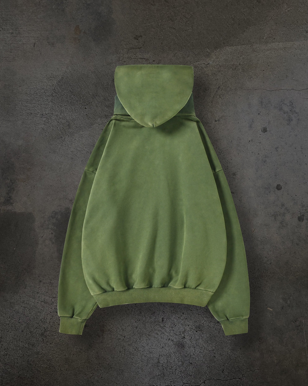 SUDADERA CON CAPUCHA Y MÁSCARA (MATCHA)