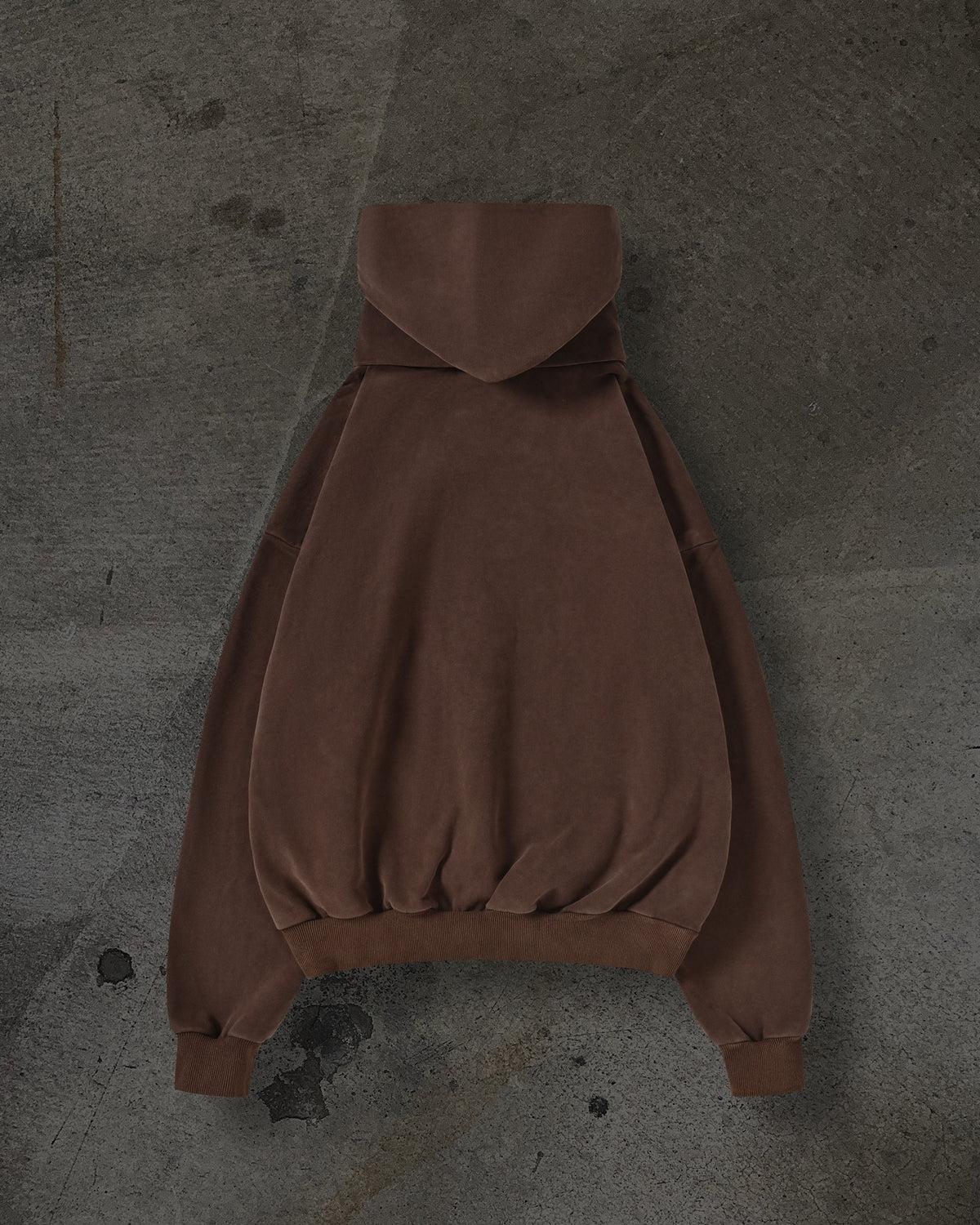 SUDADERA CON CAPUCHA Y MÁSCARA (MOKA)
