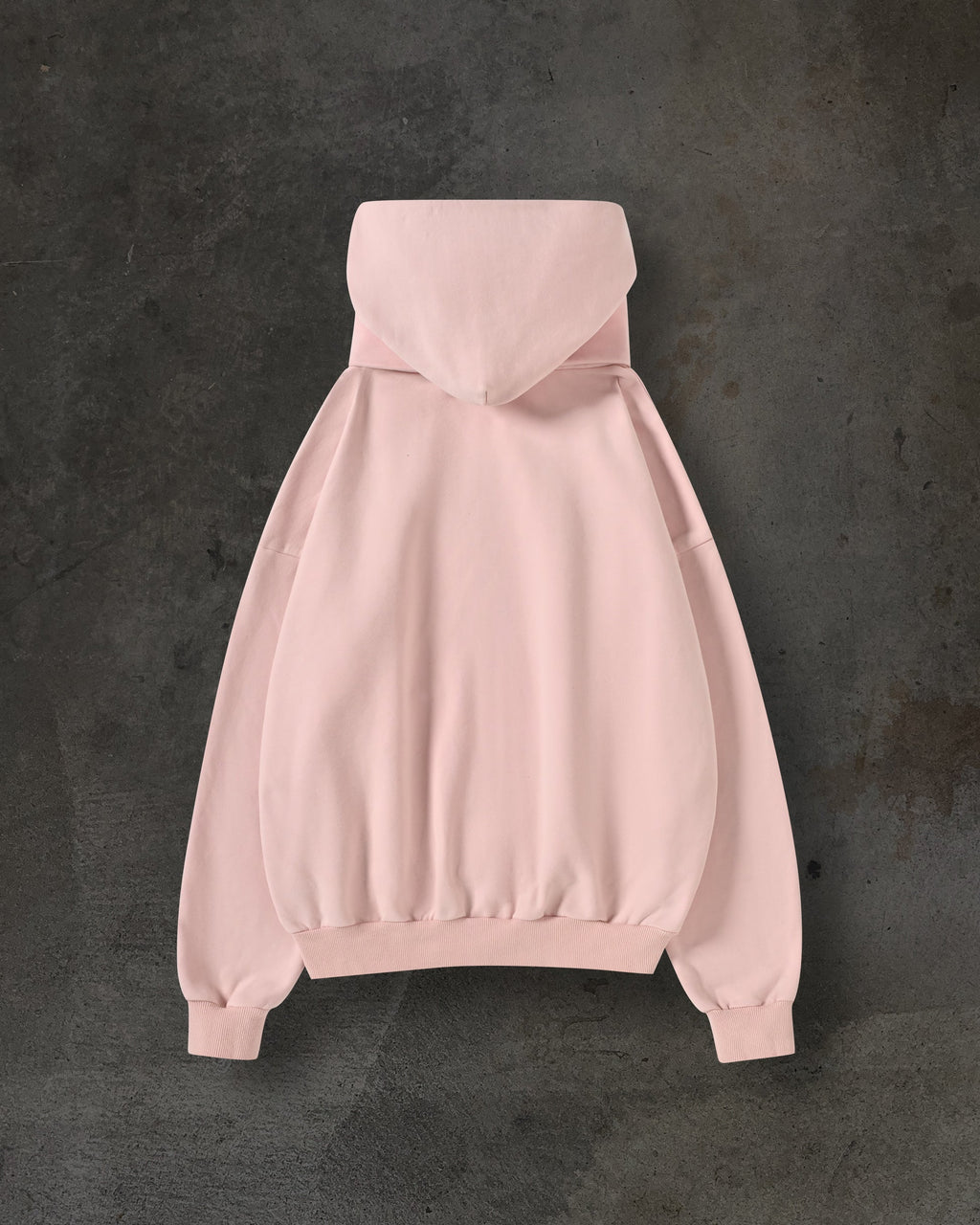 SUDADERA CON CAPUCHA Y MÁSCARA (ROSA BEBÉ)