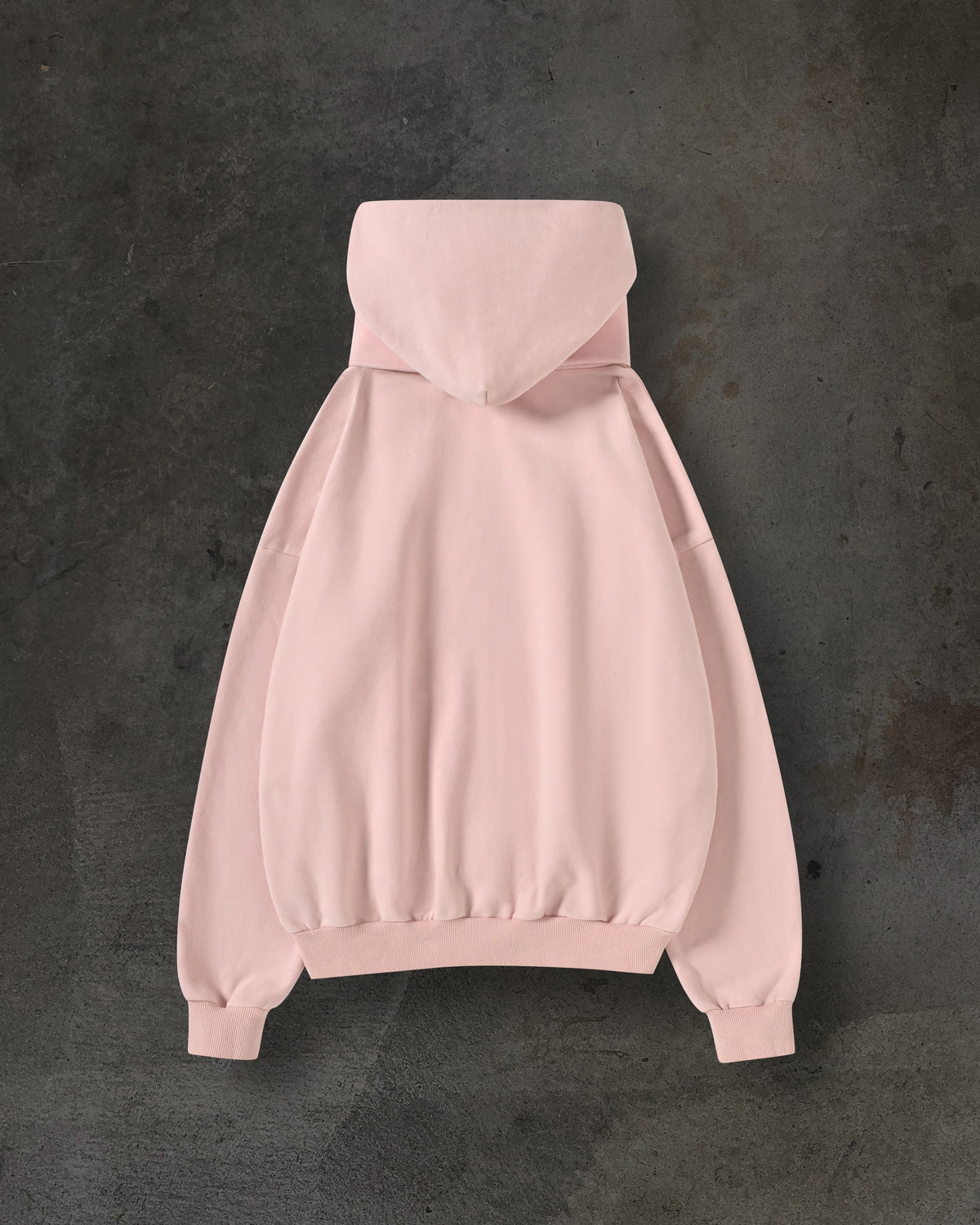 SUDADERA CON CAPUCHA Y MÁSCARA (ROSA BEBÉ)