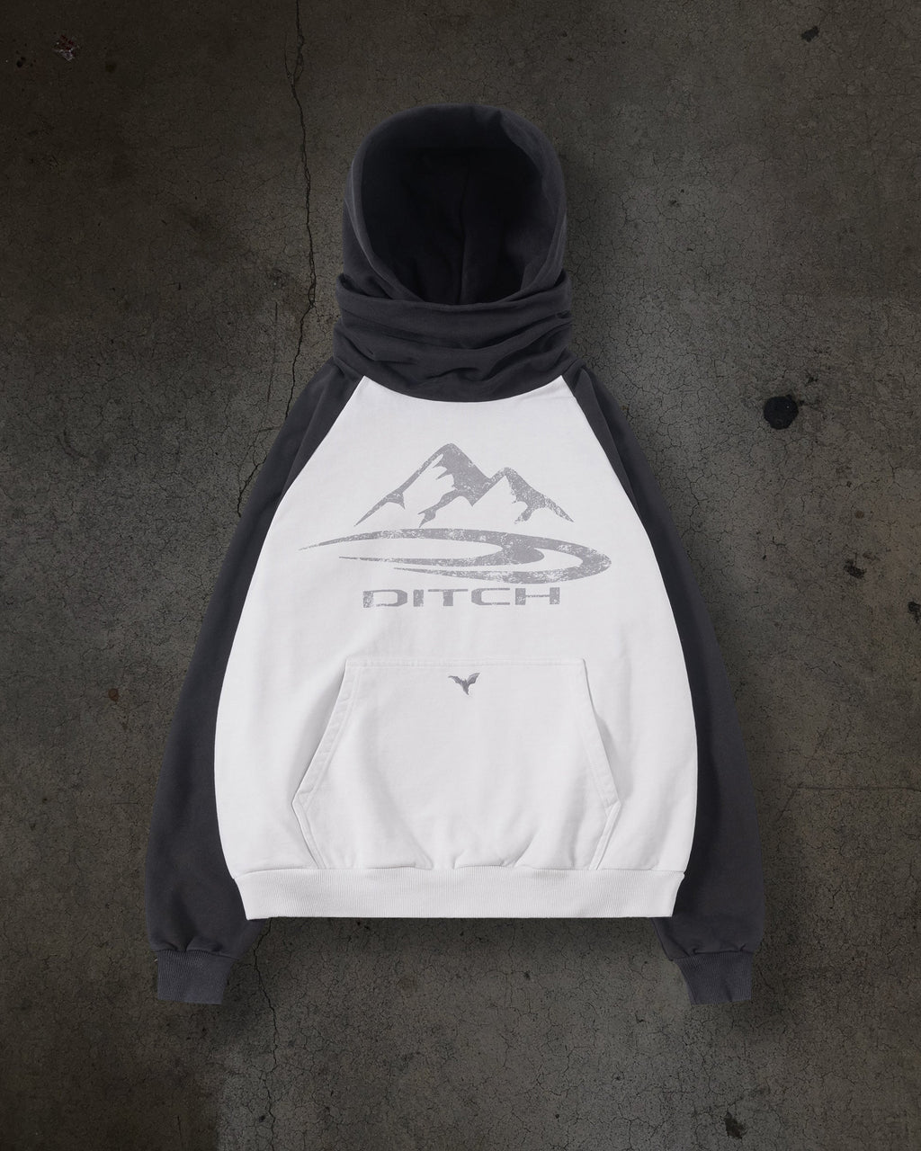 SUMMIT-HOODIE MED MASK (WHITE)