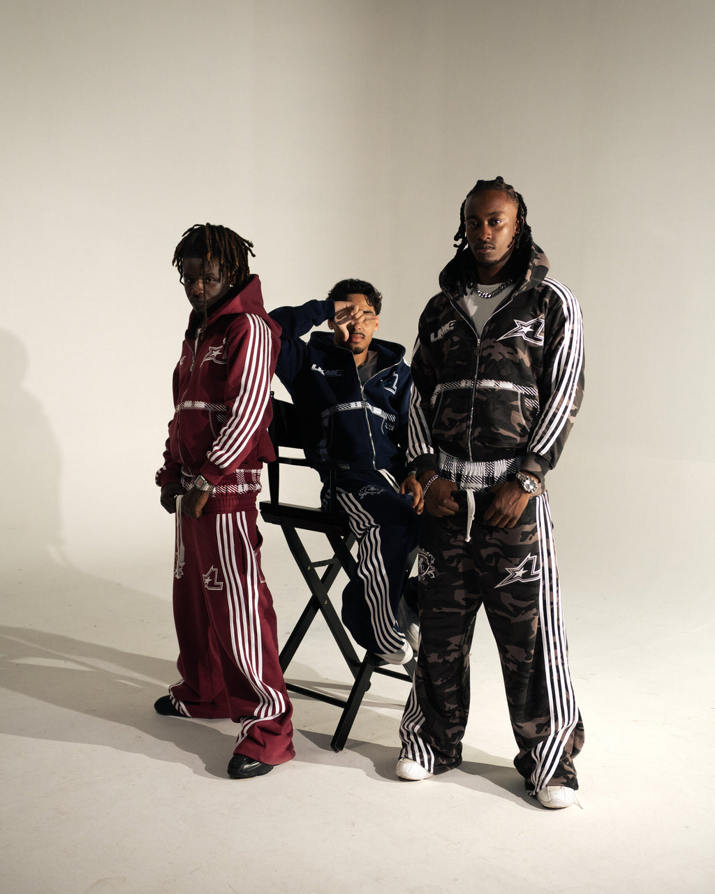 Zip Hoodie Striped - Camo