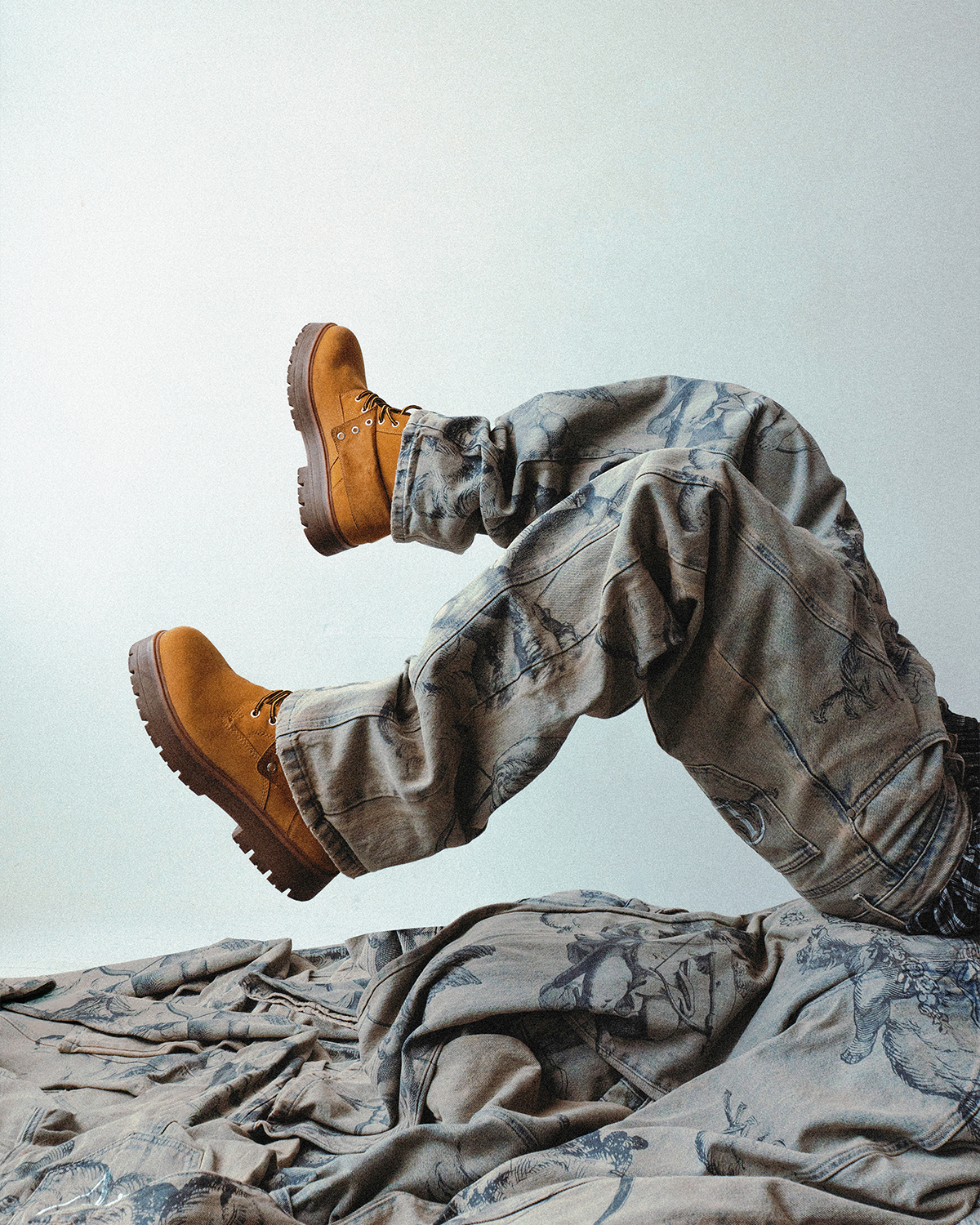ANGEL-JEANS VERBLEEKT BLAUW