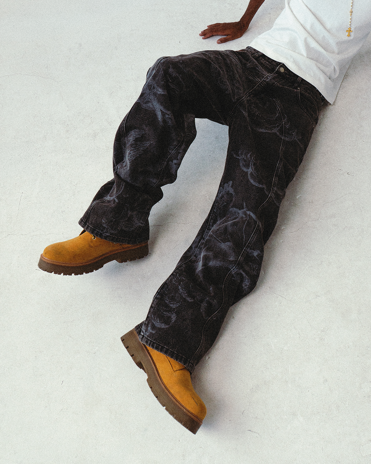 ANGEL-JEANS ZWART & WIT