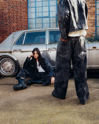 JEANS RENAISSANCE NEGRO LAVADO