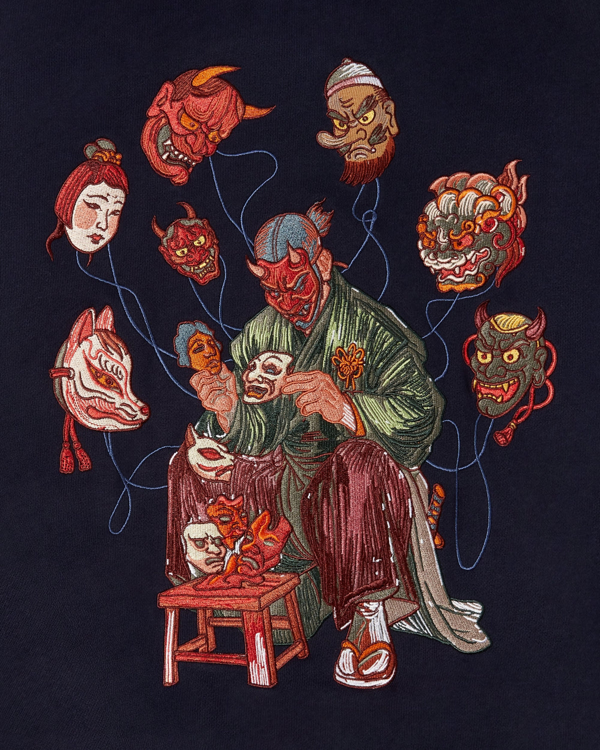 Oni-Kapuzenpullover