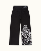 Black Crescent Pants