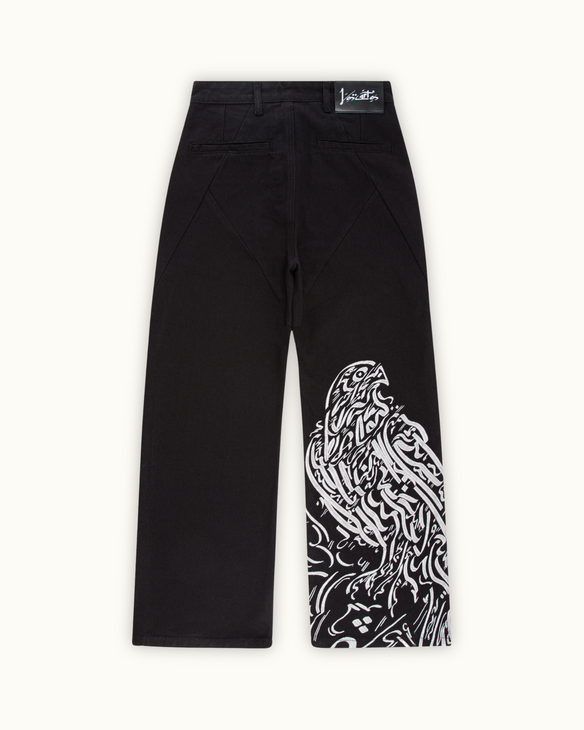 Pantalon croissant noir