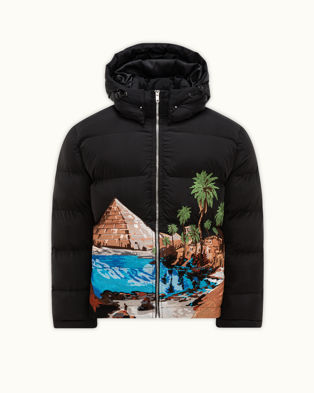 Rihla Puffer Schwarz