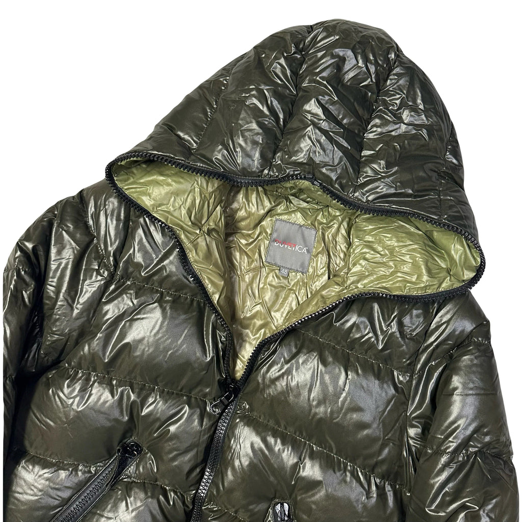 Final Sizes: Puffer Jacket In Khaki Green