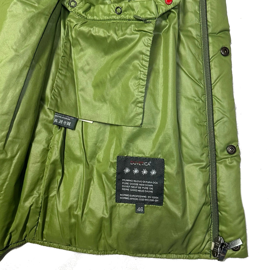 Últimas tallas: chaleco acolchado verde