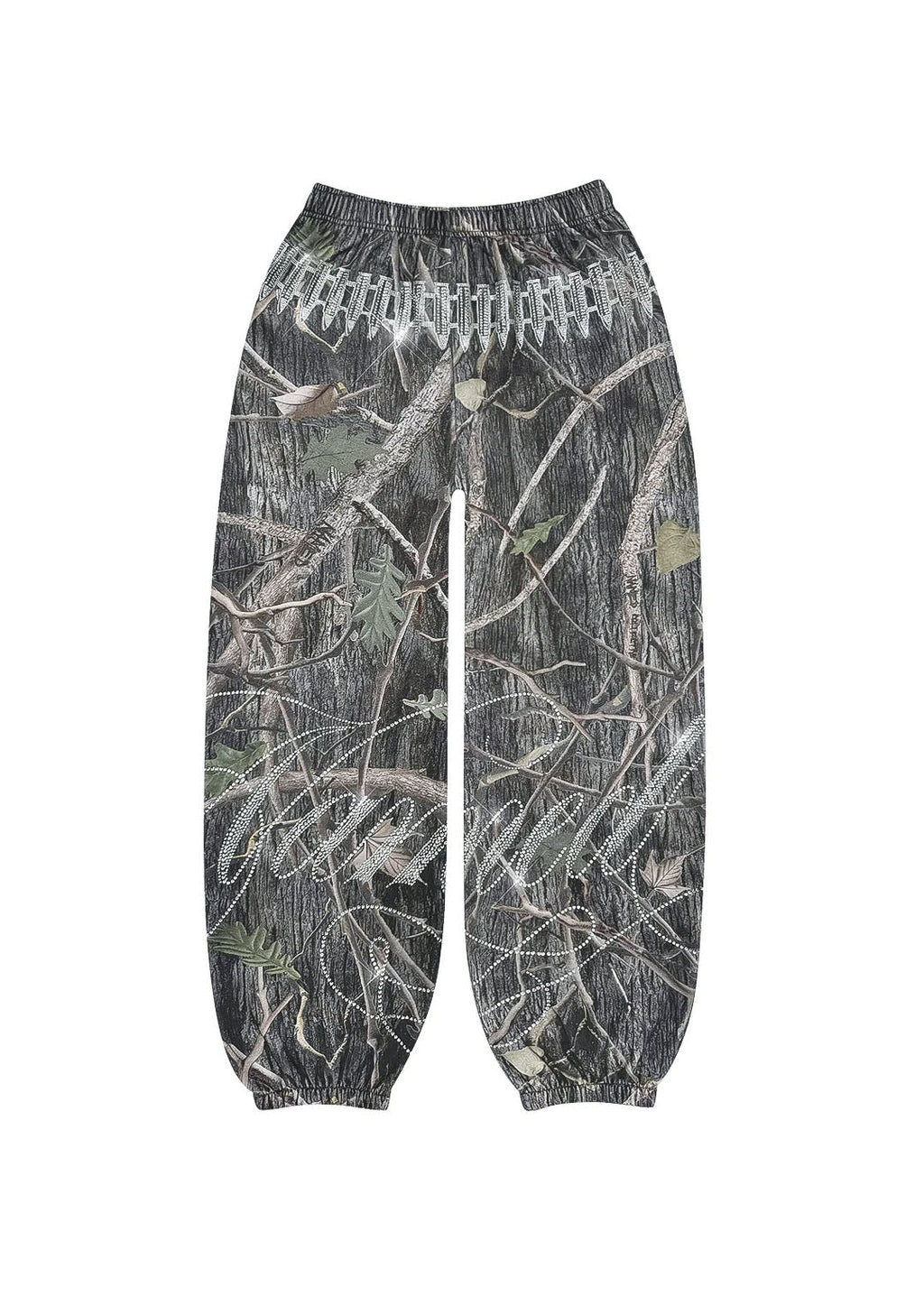 ENEMY RHINESTONE-JOGGINGHOSE TREE-CAMO