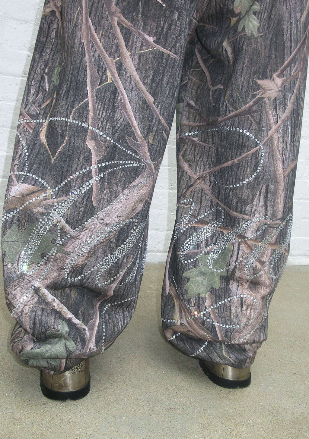 ENEMY RHINESTONE-JOGGINGHOSE TREE-CAMO