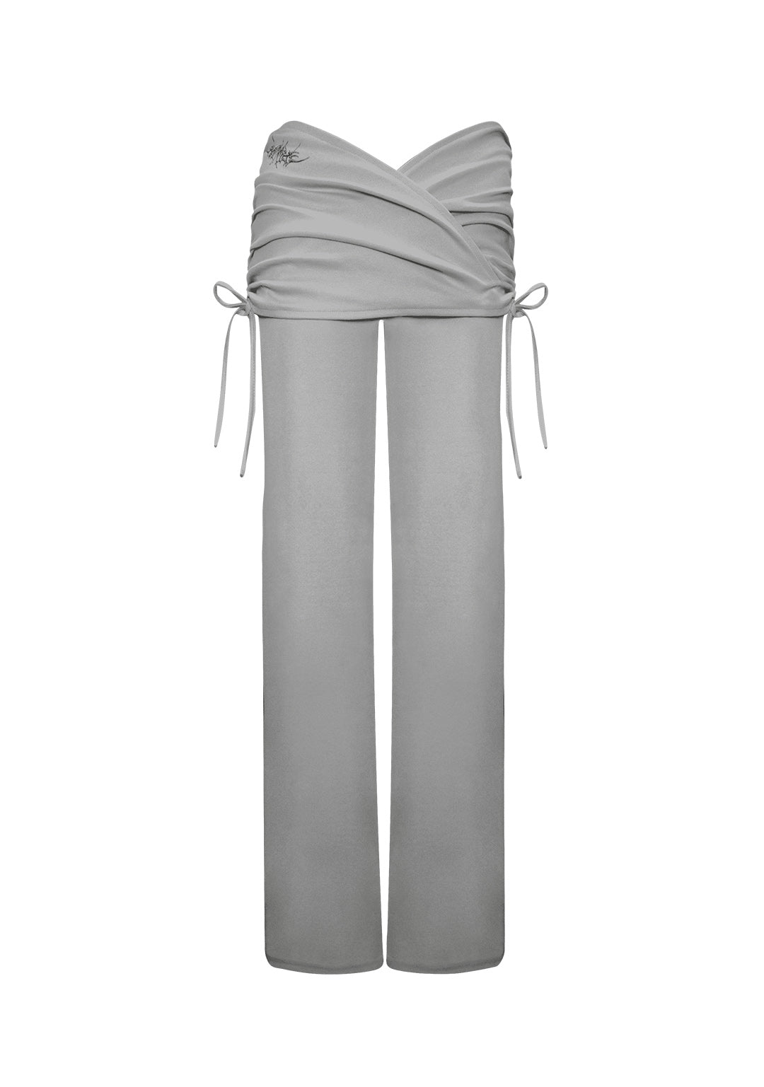 ENVY SCULPT STRETCH ZWEITEILIGES SET AUS ROCK UND HOSE NEBELGRAU
