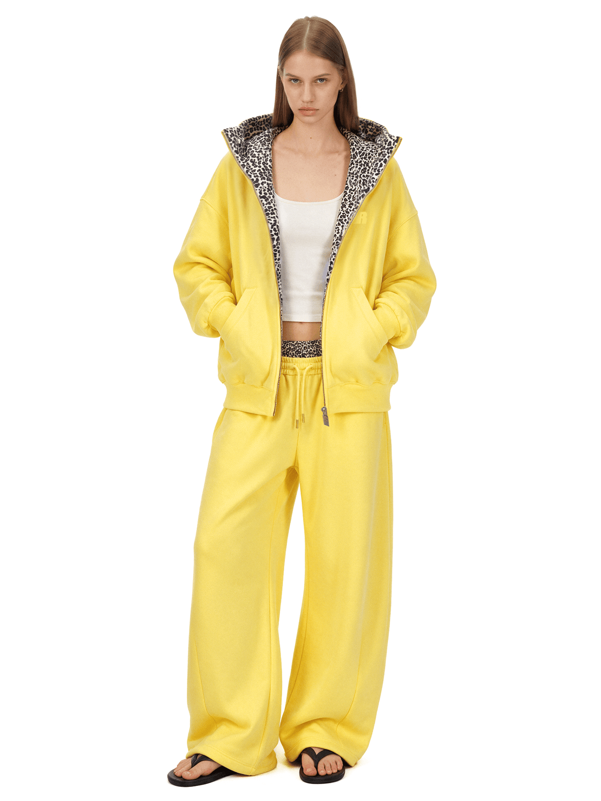 Sweat à capuche léopard anti-anxiété sociale