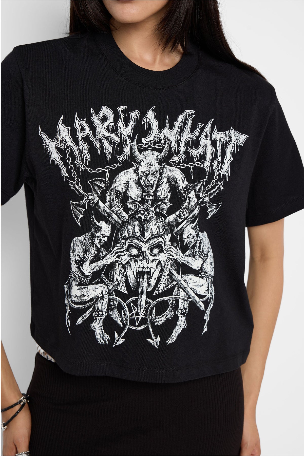 Excidium oversized boxy T-shirt