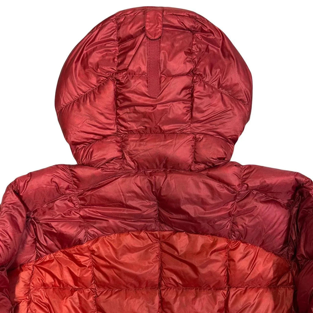 Endgrößen: Superior Daunen-Parka-Steppjacke in Rot
