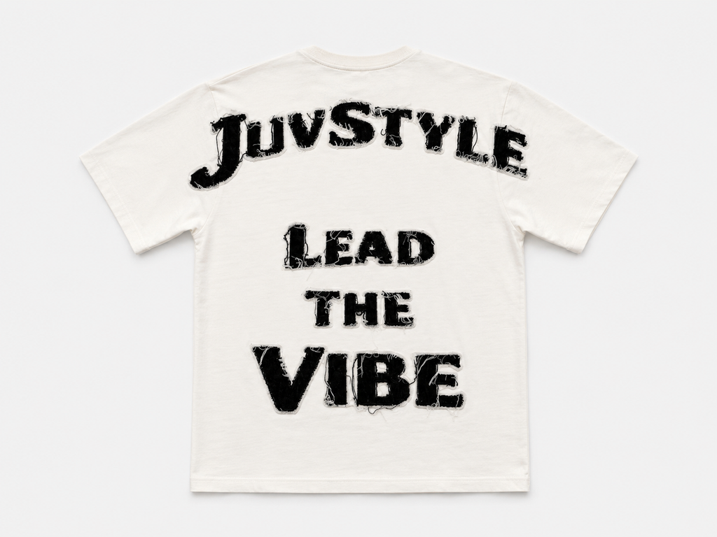 Lead The Vibe Tee zwart