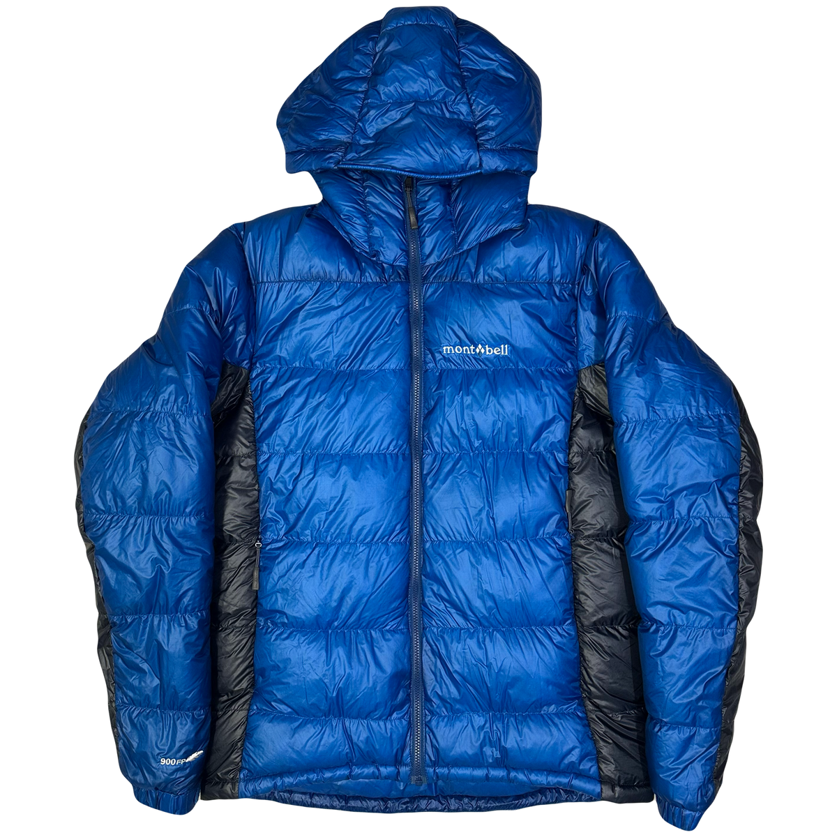 Laatste maten: gewatteerde parka-jas met Mirage Down in blauw