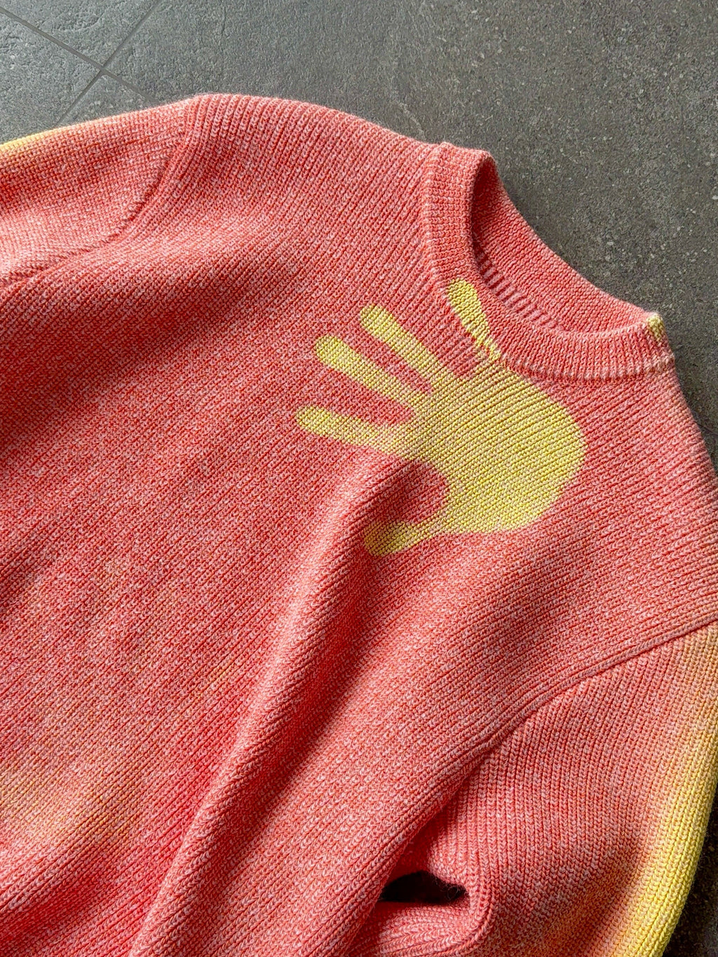 THERMISCH REACTIEF GEBREID SHIRT MET LANGE MOUWEN
