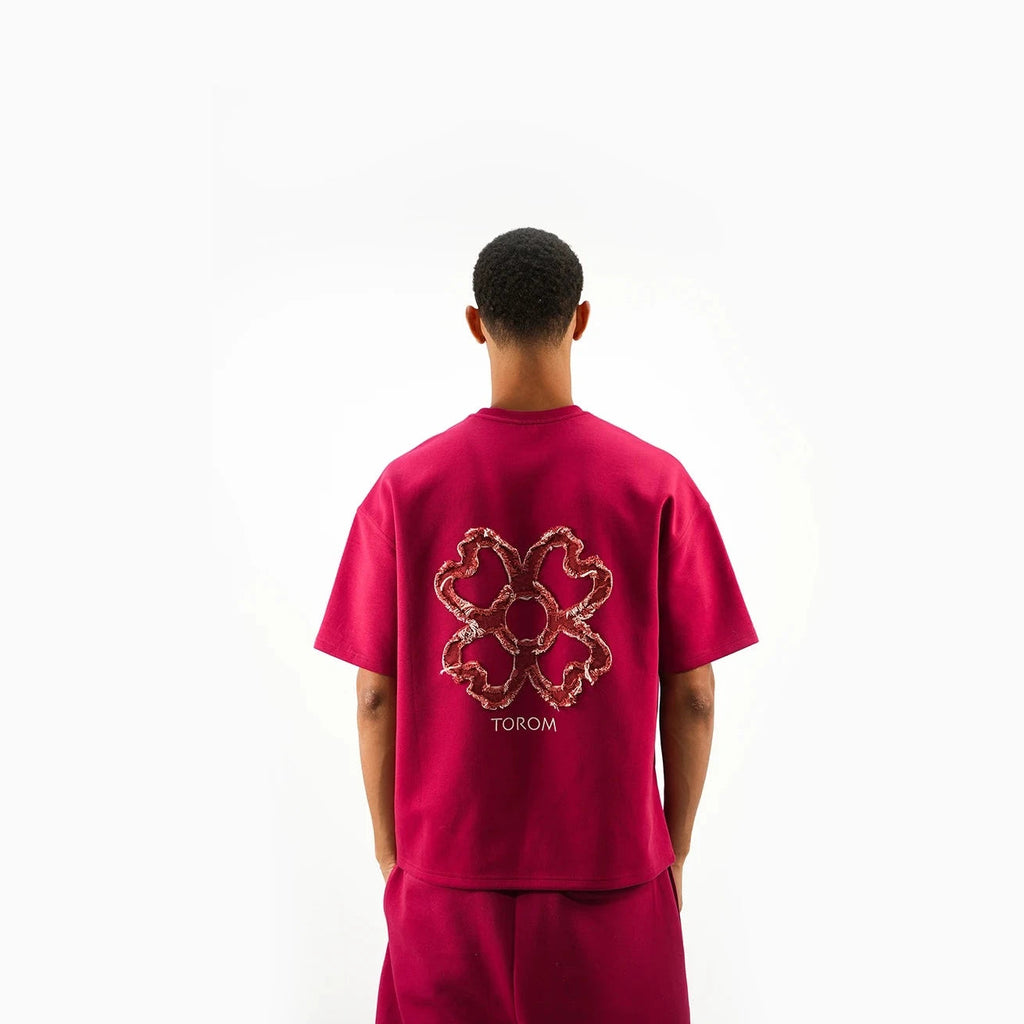 TOROM - T-Shirt Dunkles Bordeaux