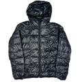 Letzte Größen: Square Stitch Steppjacke in Schwarz