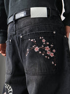 “Ivory Prowl” Baggy Denim